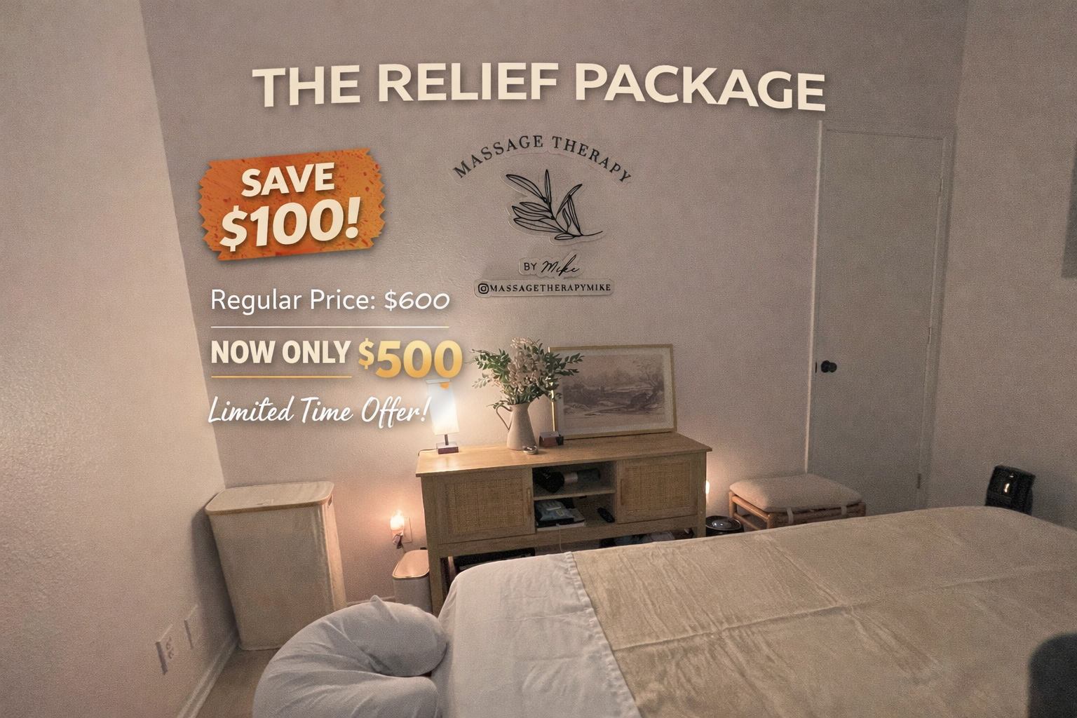 3 Package Deal - Save $100 - Regular Price $600, Now Only $500