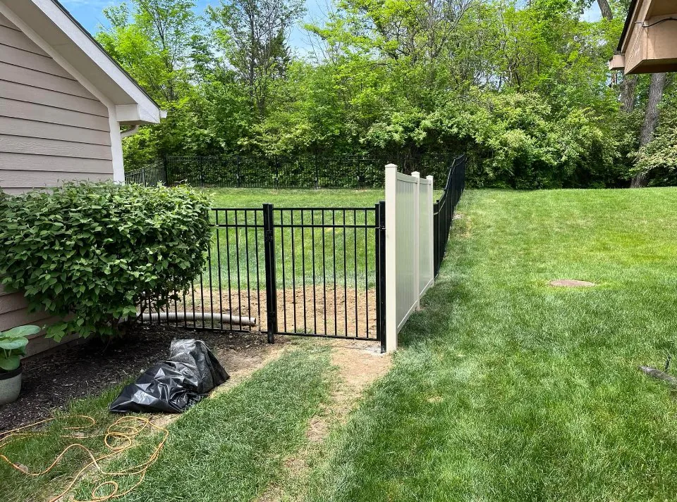 Aluminum fence and gate