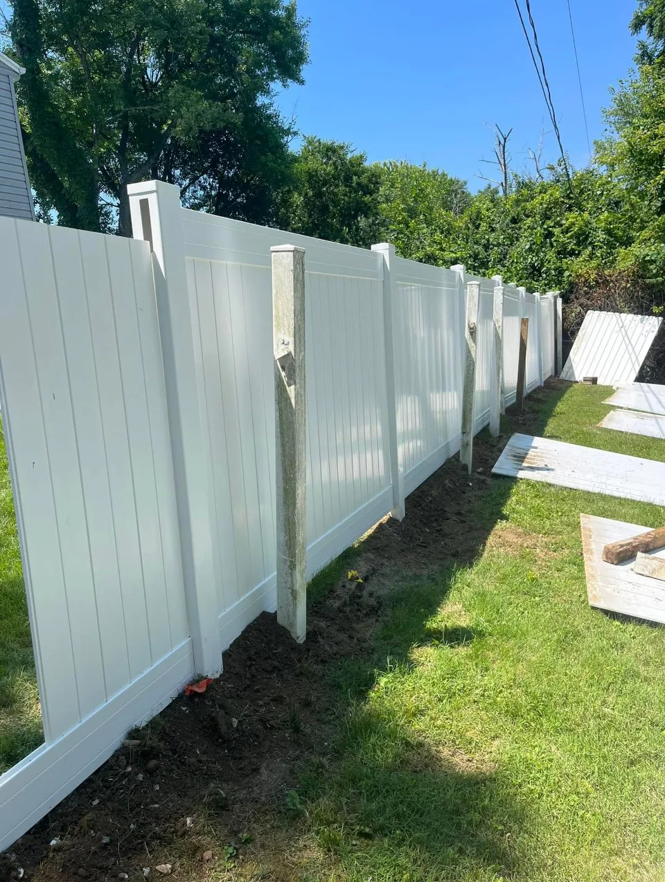 Vinyl fence