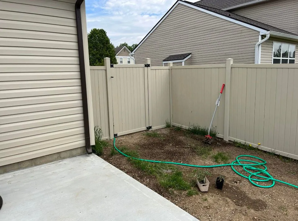Vinyl fence