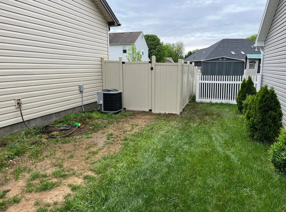 Vinyl fence