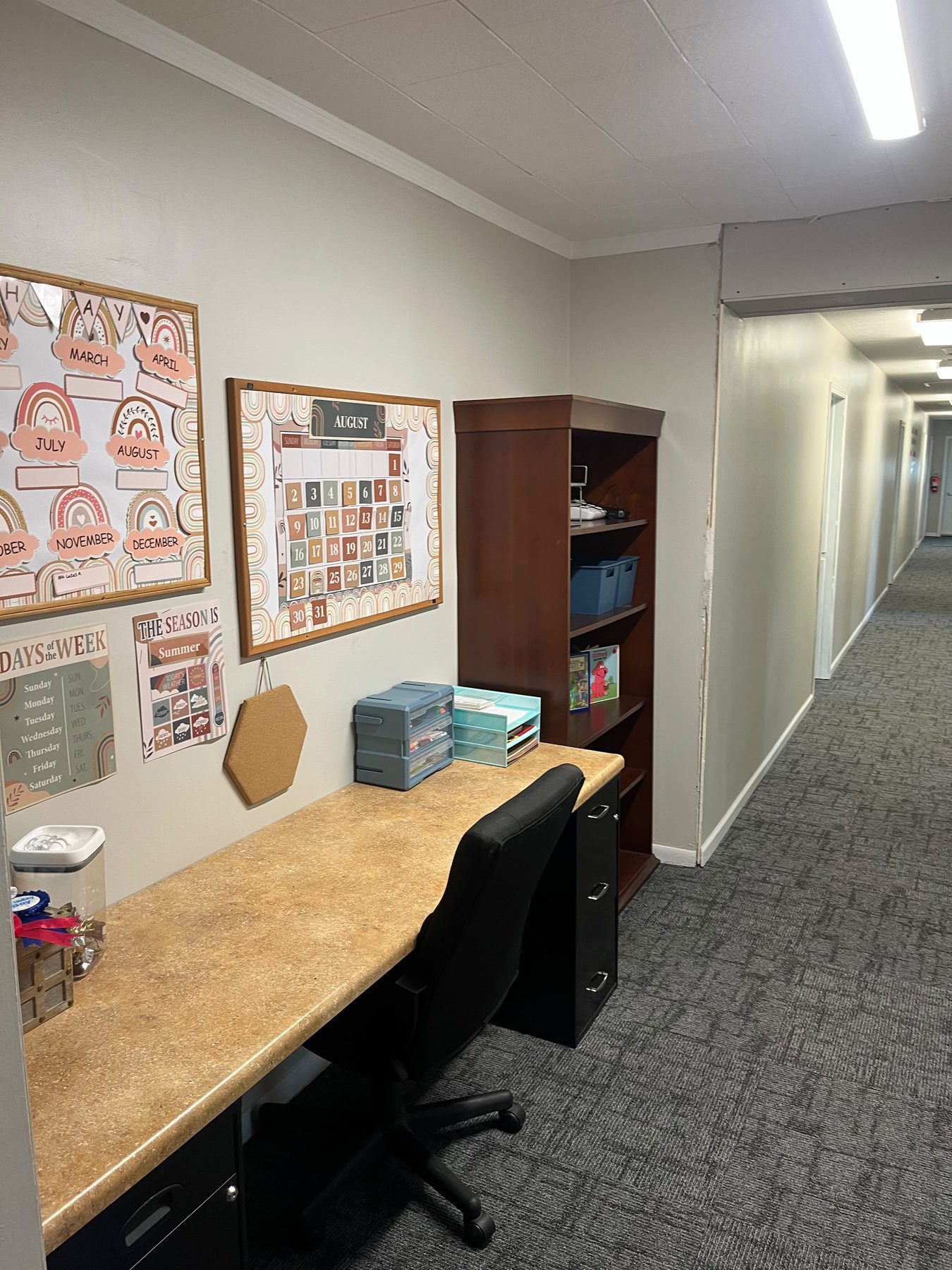 School hallway