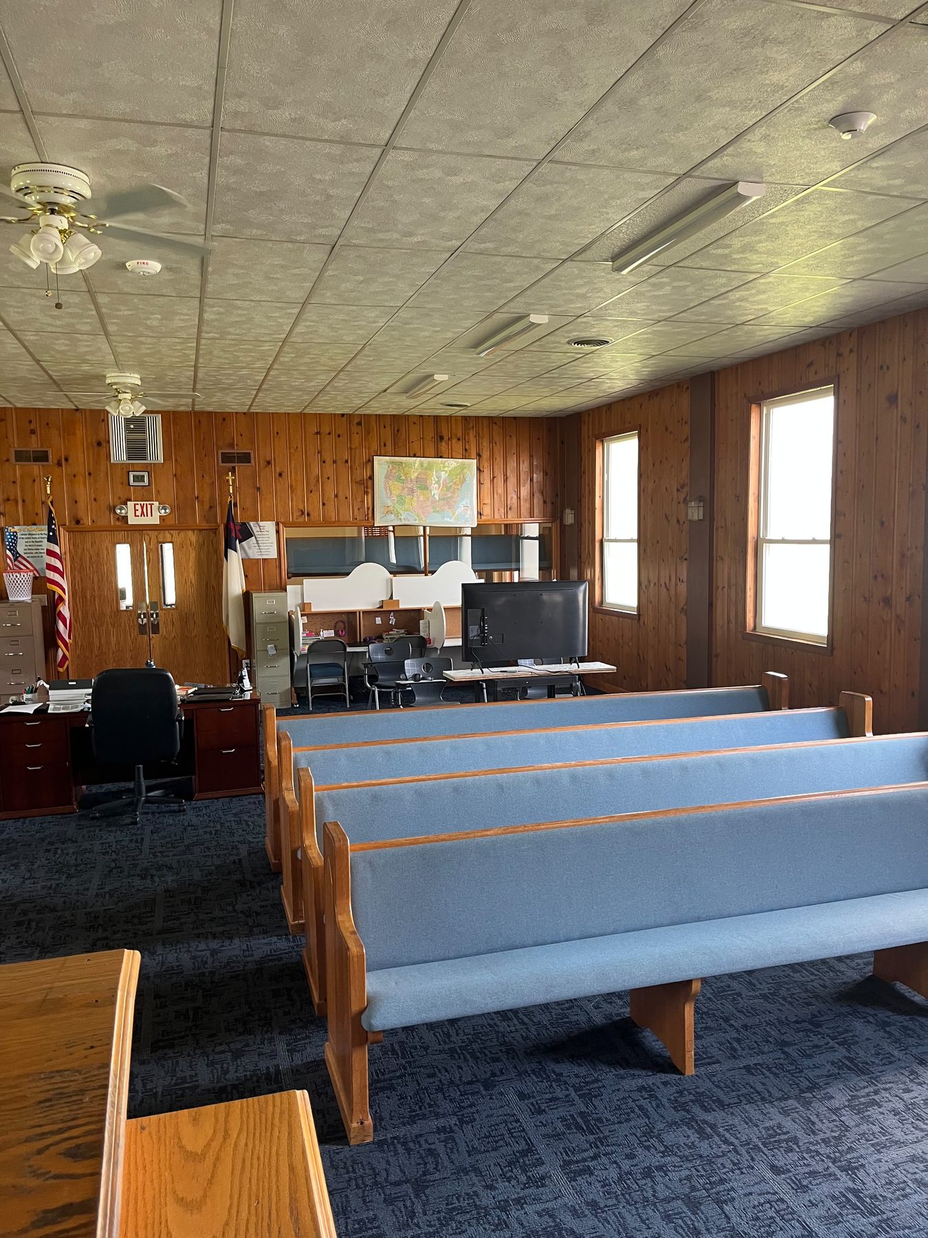 Chapel seating area