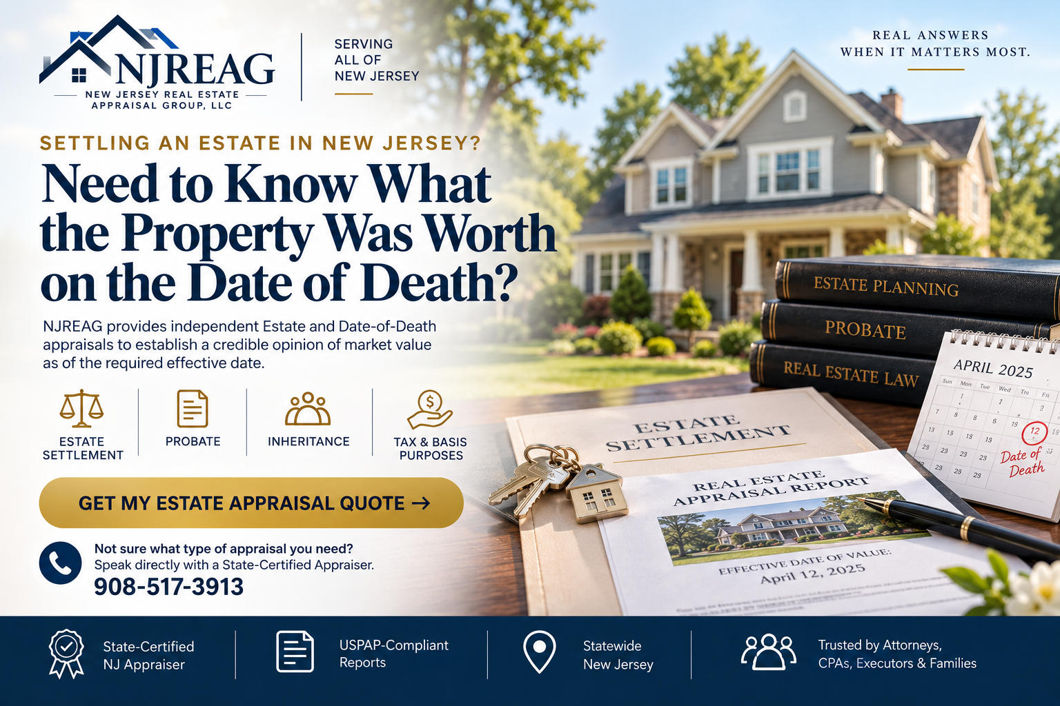 NJREAG Estate and Date-of-Death Appraisals in New Jersey
