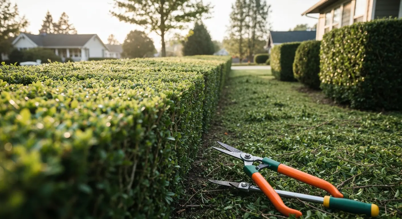 Shrub trimming