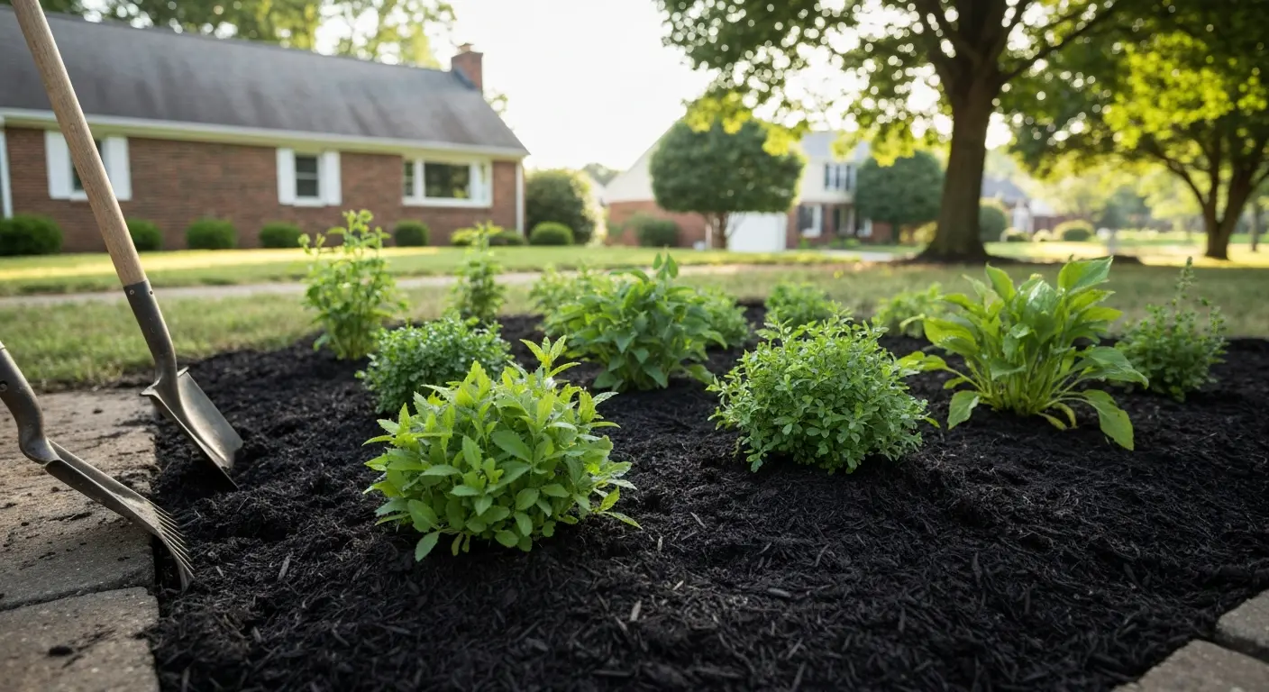 Plant installation and mulch