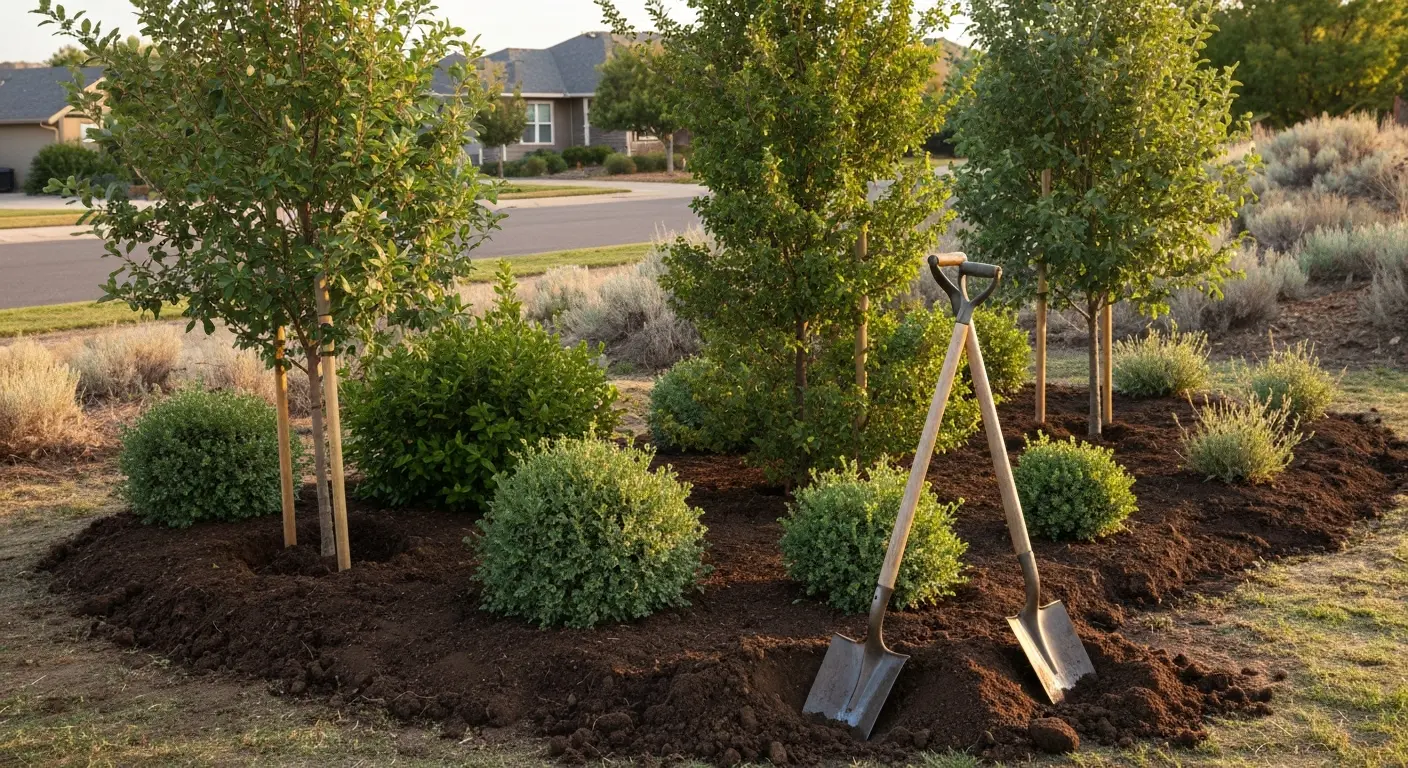 Tree and plant installation