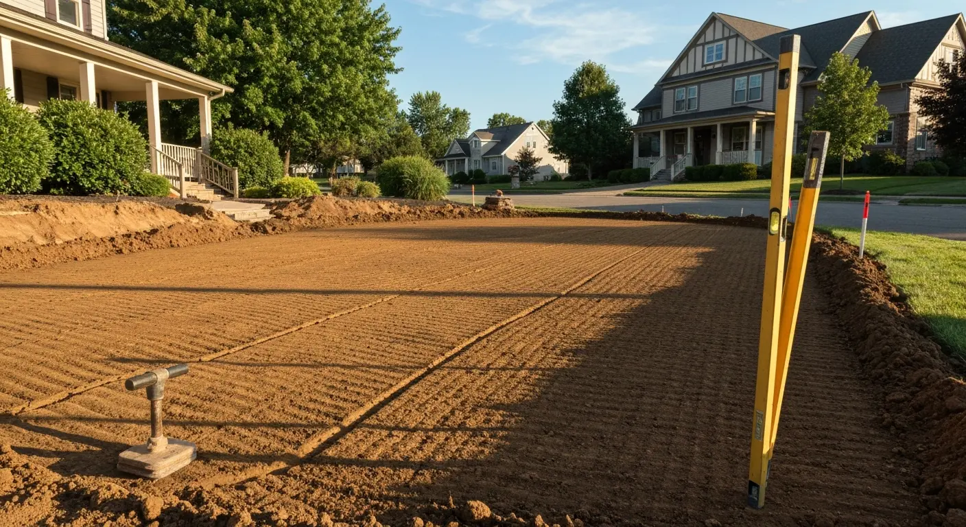 Site grading and preparation