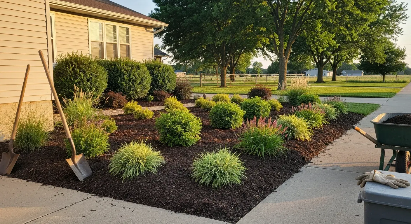 Landscape design and planting in Fairfield, IA