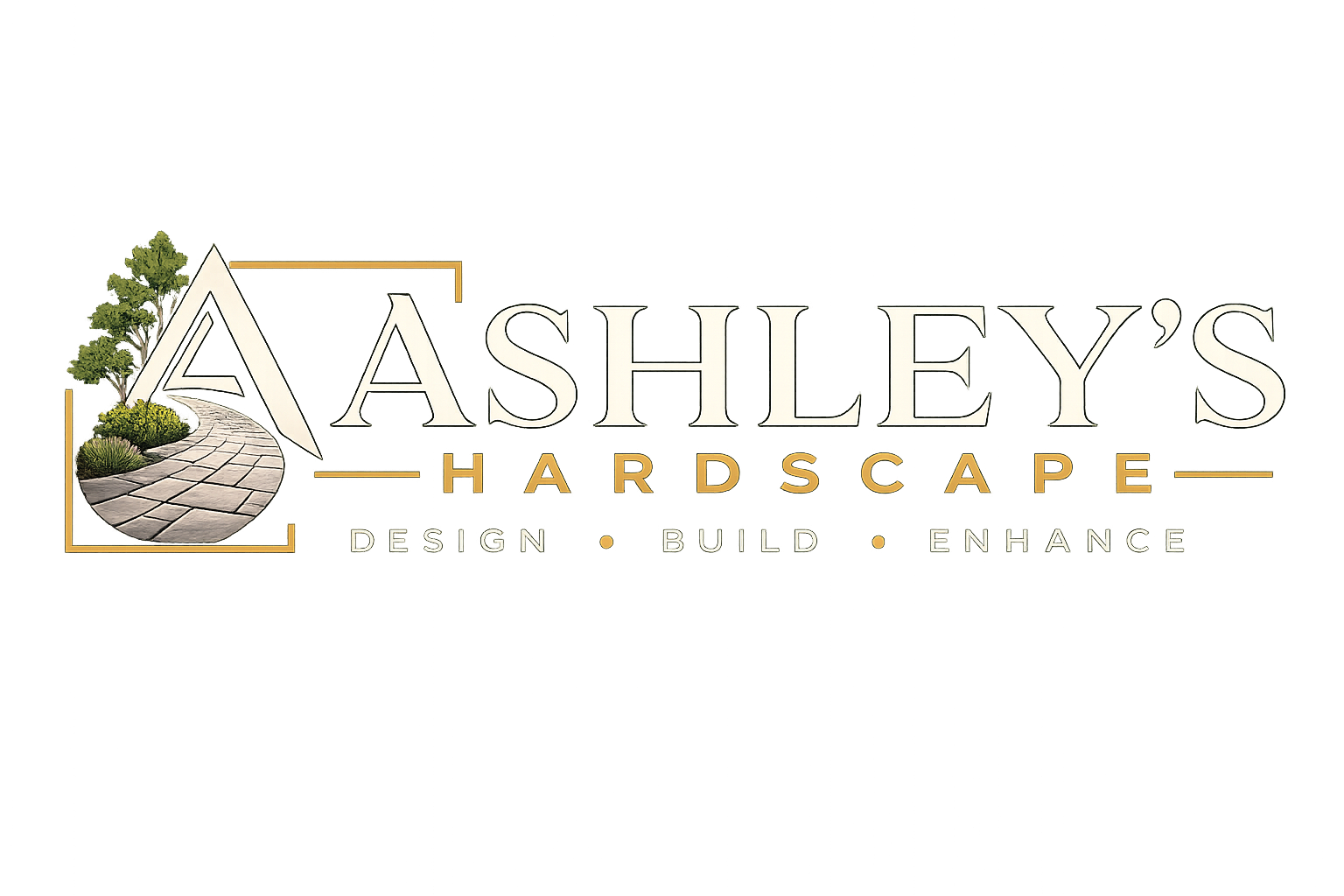 Ashley's Hardscaping logo