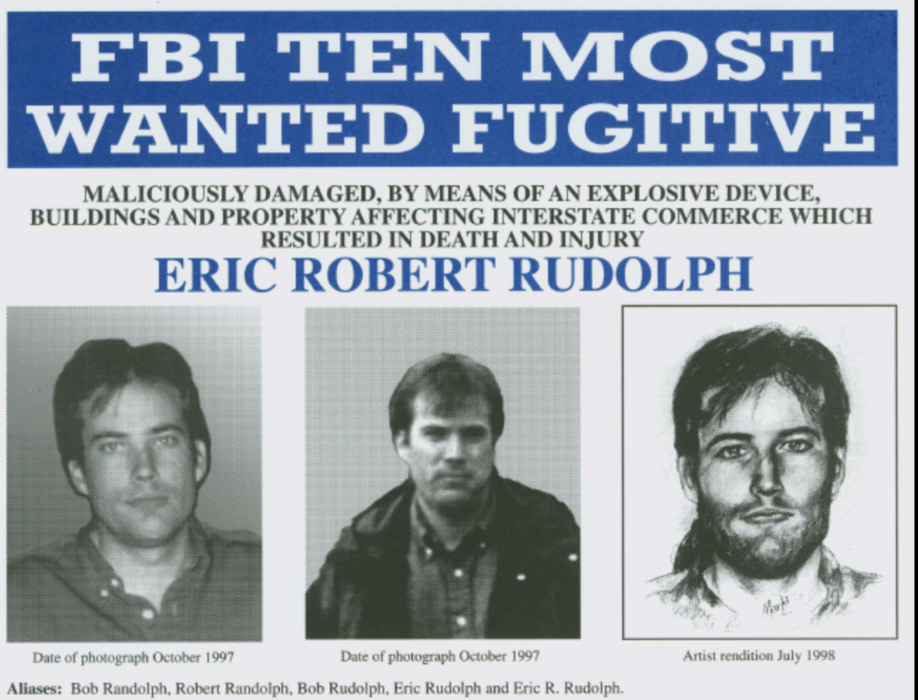 Eric Rudolph, Nantahala & the Five-Year Manhunt in Western NC