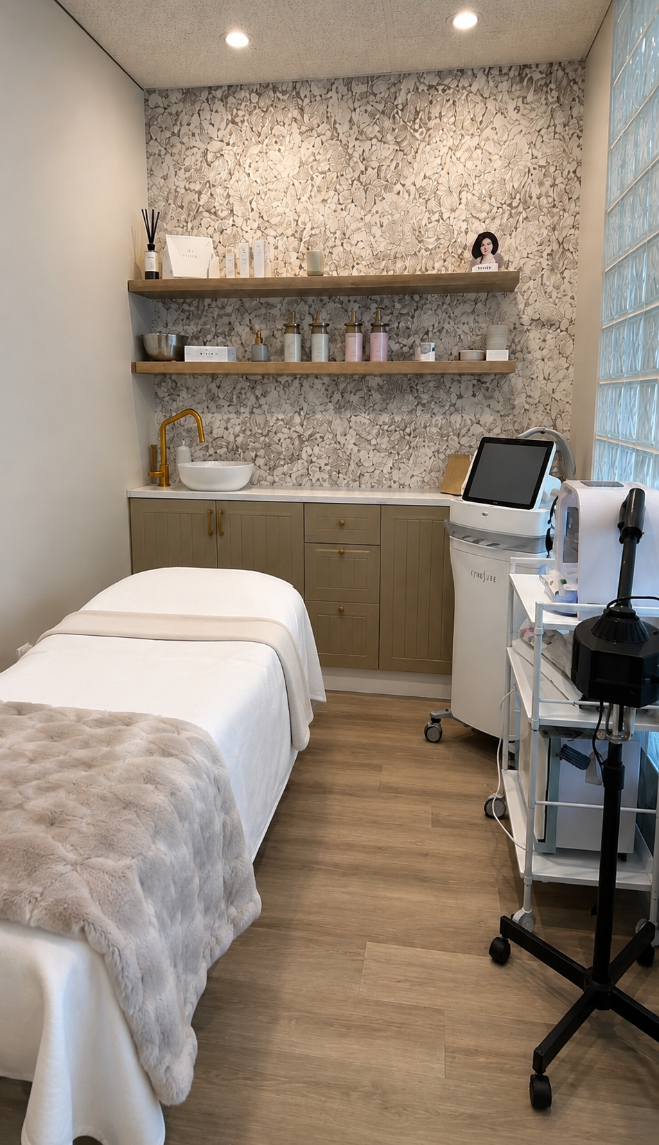 The Skin Edit treatment room in Abbotsford, BC
