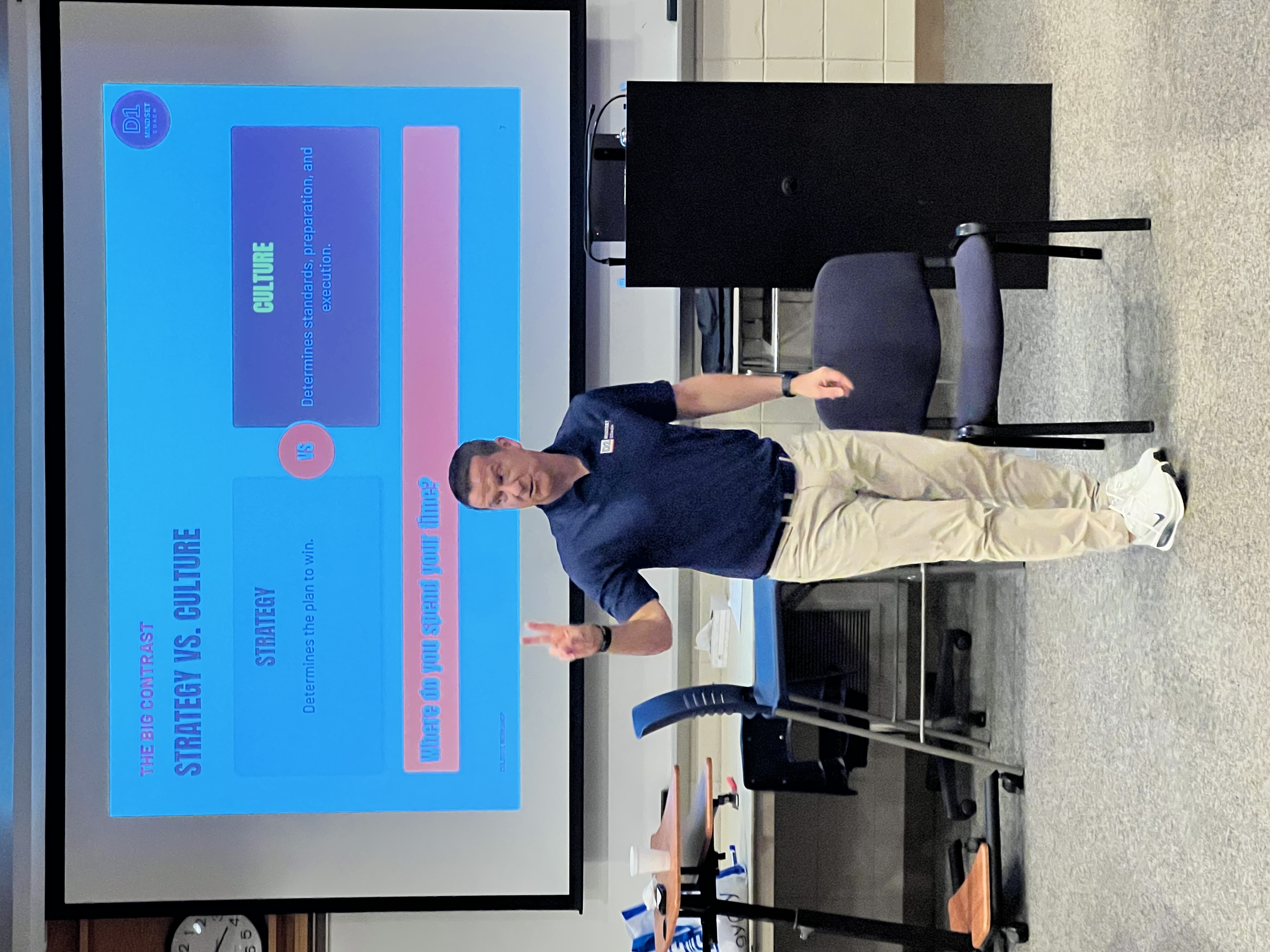D1 Mindset Coach athletic department workshop