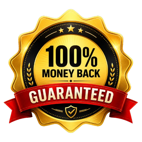 100 percent money back guarantee