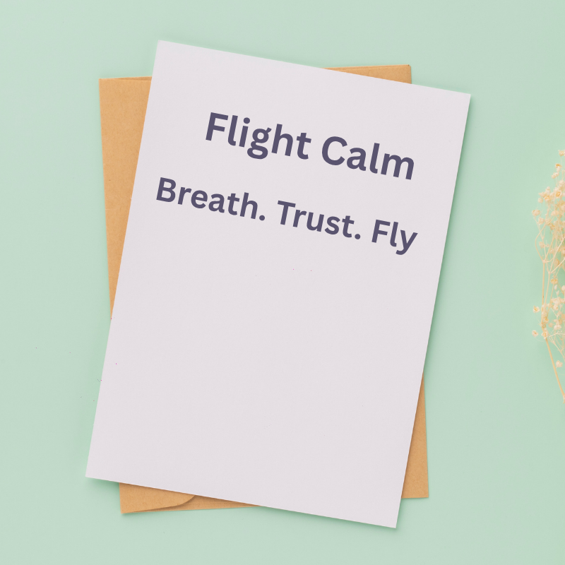 Flight Calm Cue Card