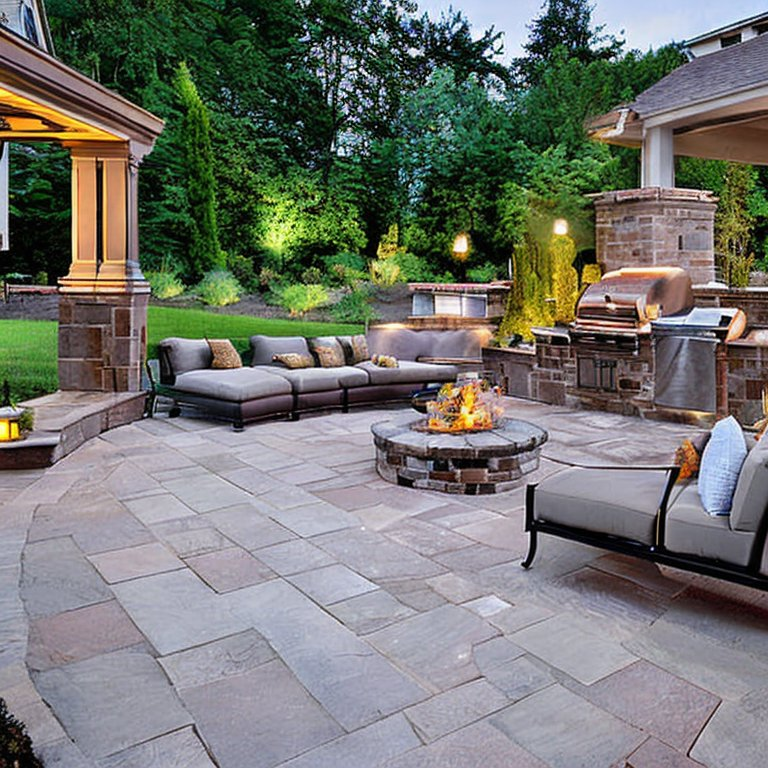 Modern outdoor living design