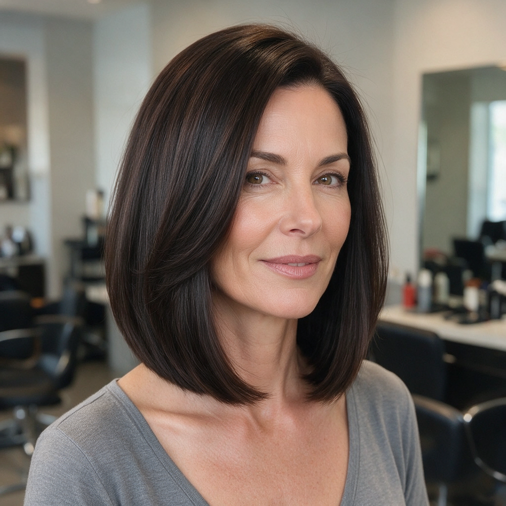 Custom cut and color by AP Beauty Salon — tailored shape with blended color