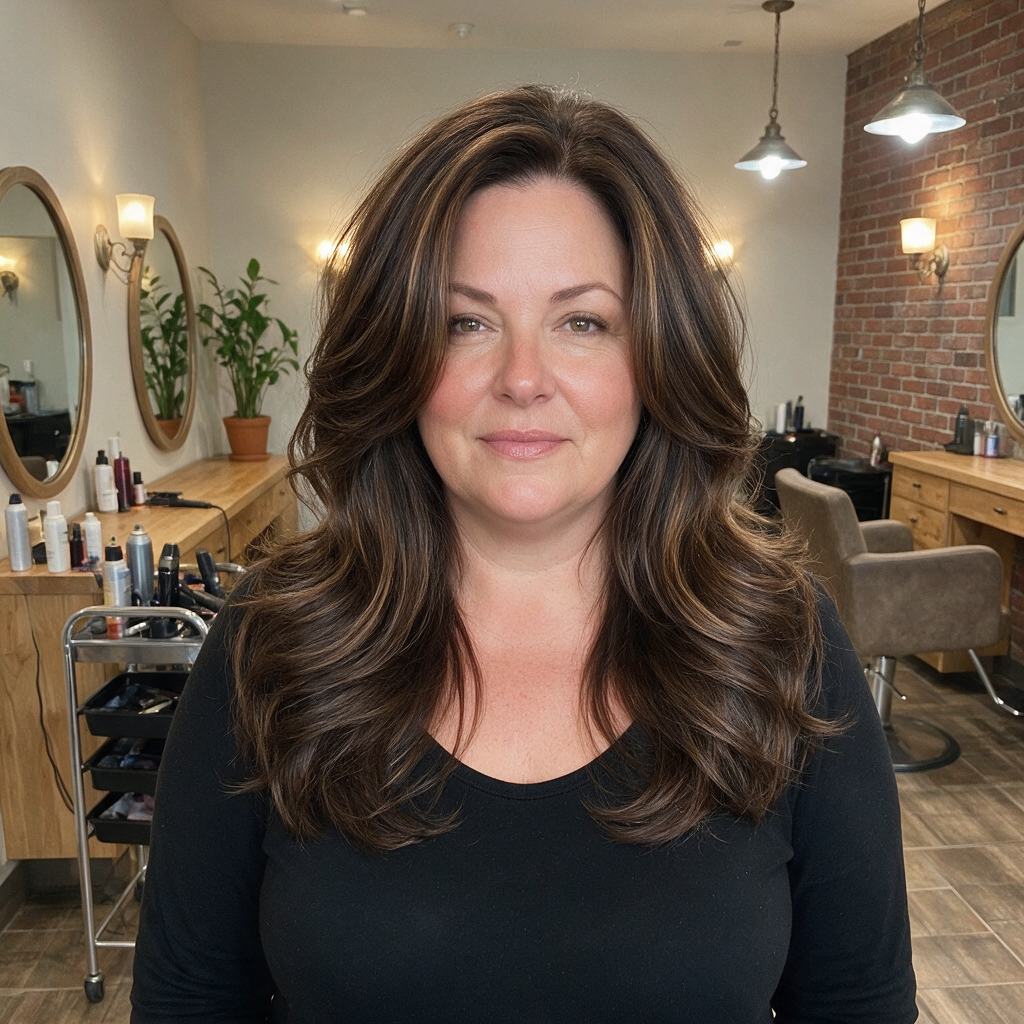 Custom color by AP Beauty Salon — glossy, reflective finish