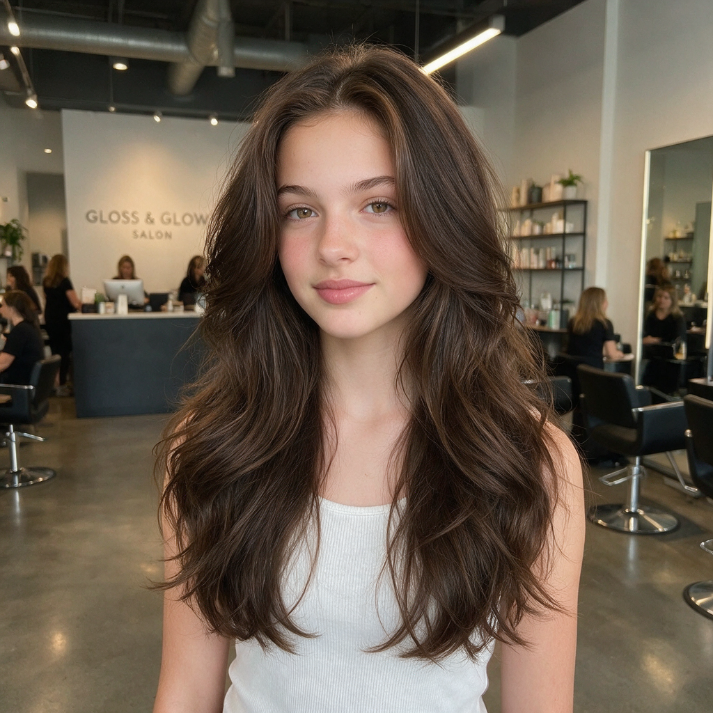 Color service by AP Beauty Salon — dimensional, lived-in result