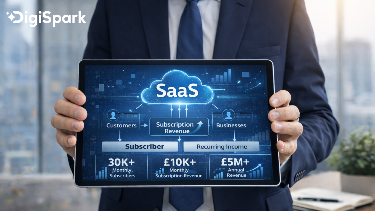 AI-driven SaaS partnership model improving business operations and generating recurring revenue growth