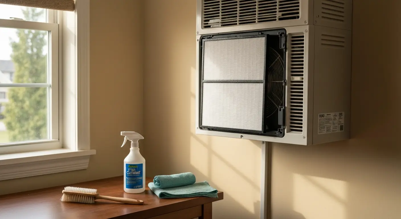 Mini-split filter replacement and system cleaning service