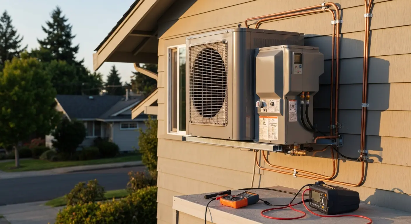 Heat pump system installation