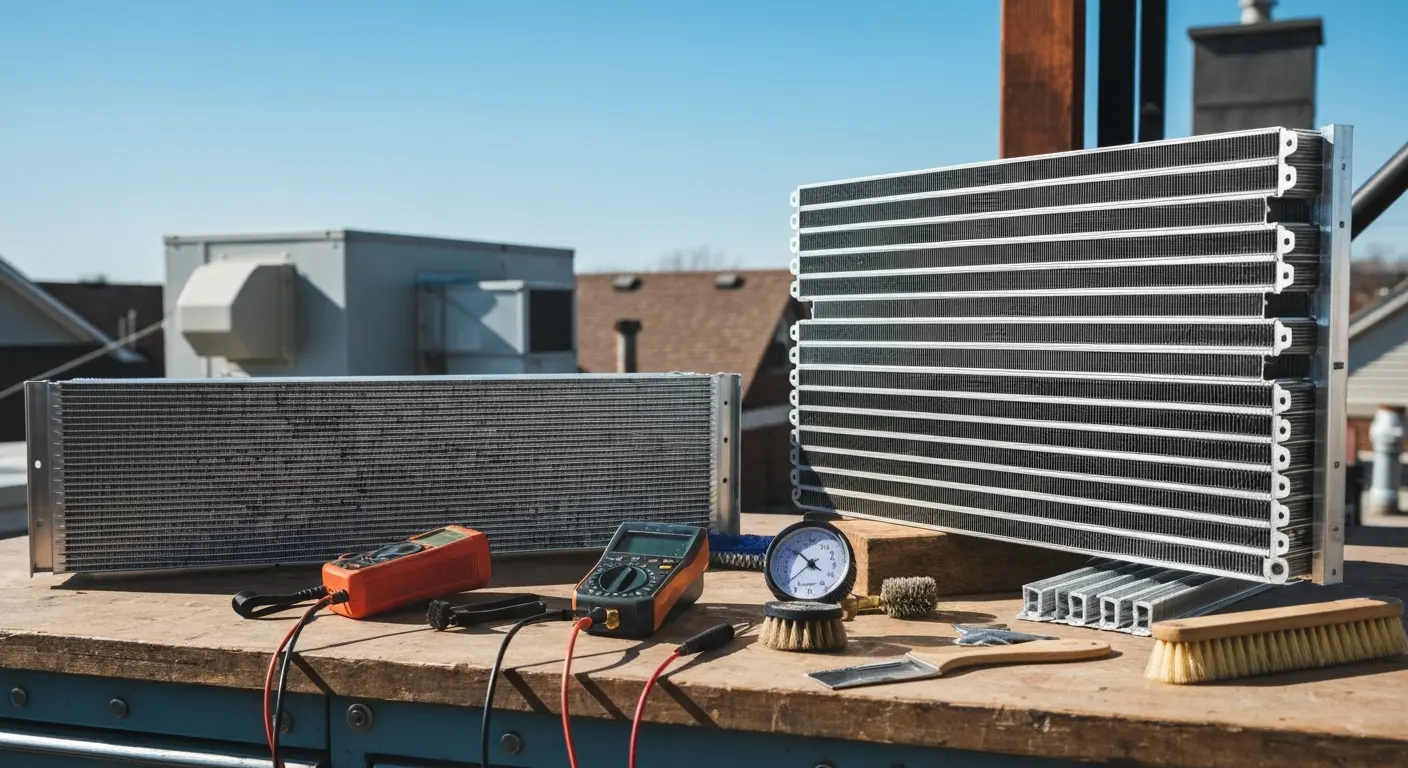 RTU maintenance and coil cleaning service