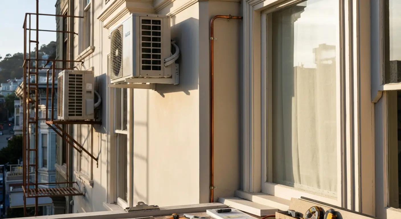 Air conditioning installation