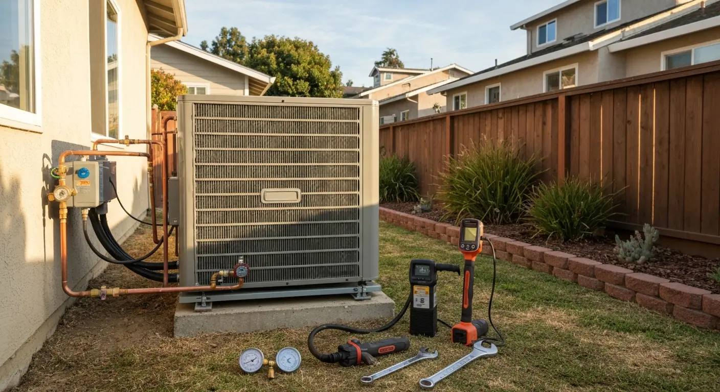 Condenser unit replacement