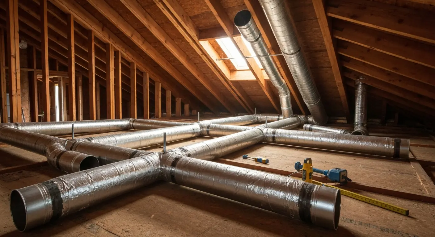 Ductwork installation in San Jose