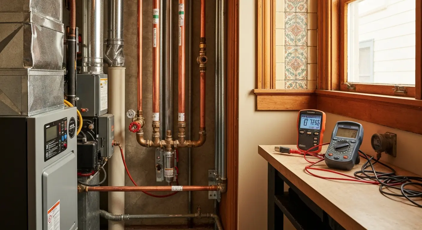 Heating system maintenance