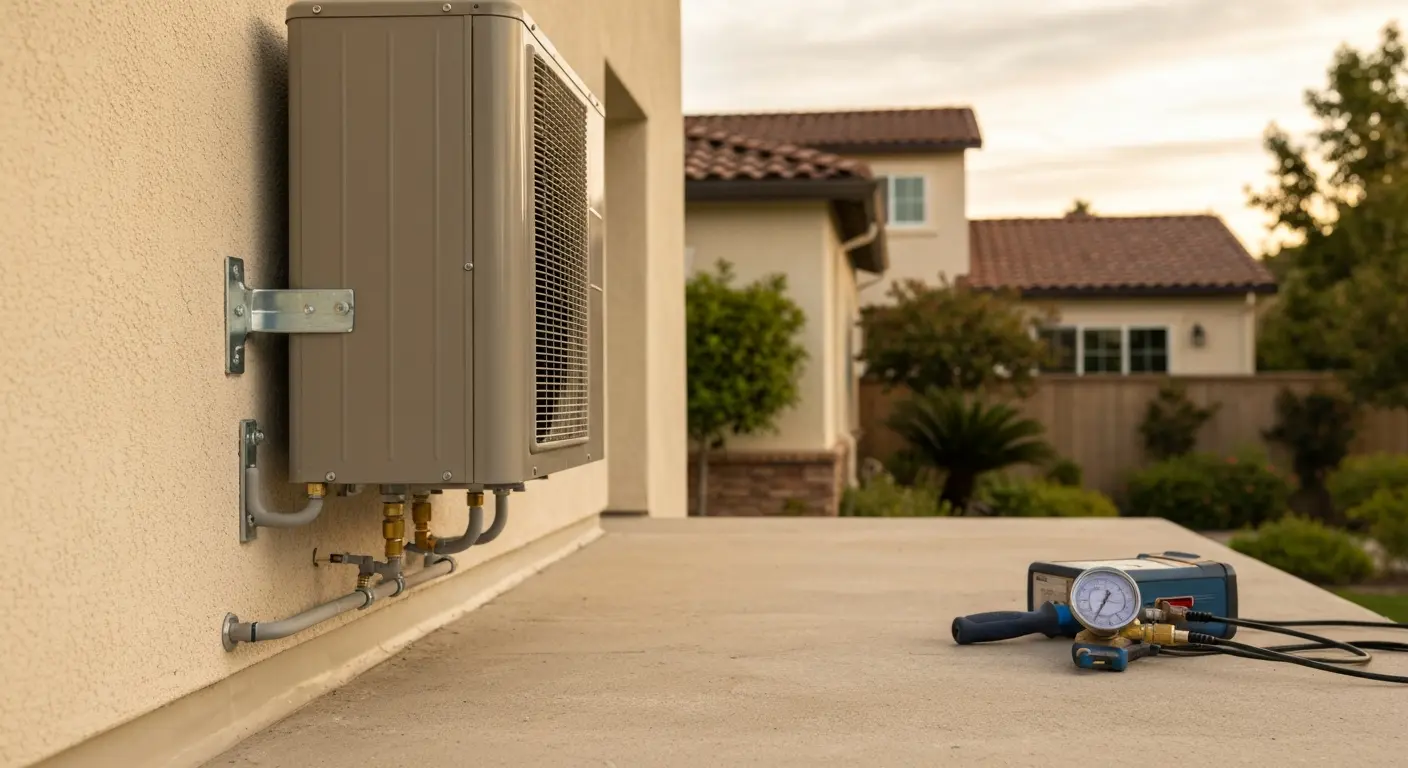 Heat pump installation