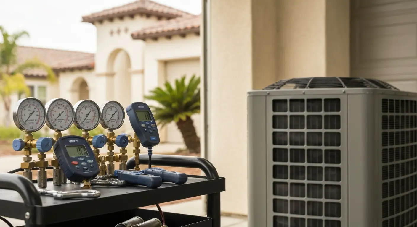 Air conditioning system inspection