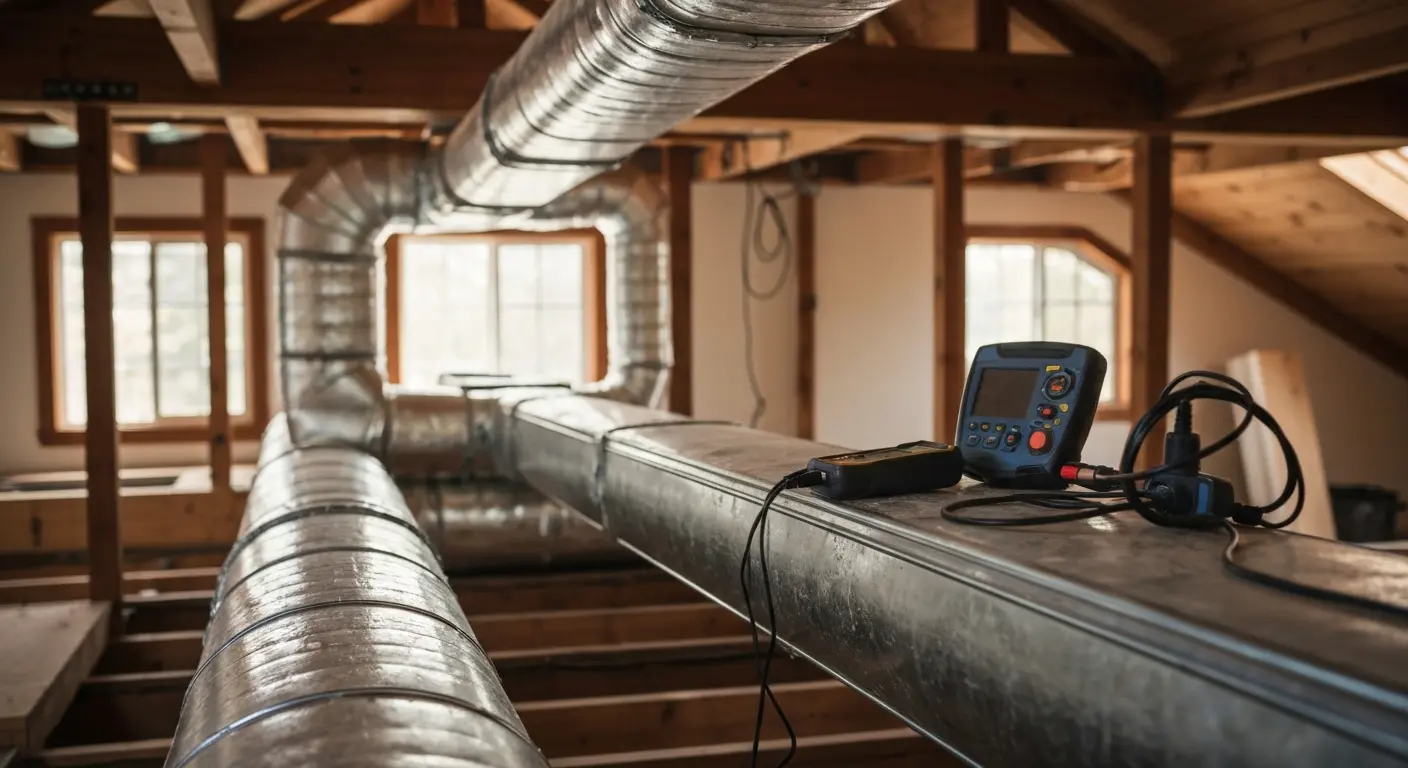 HVAC ductwork installation