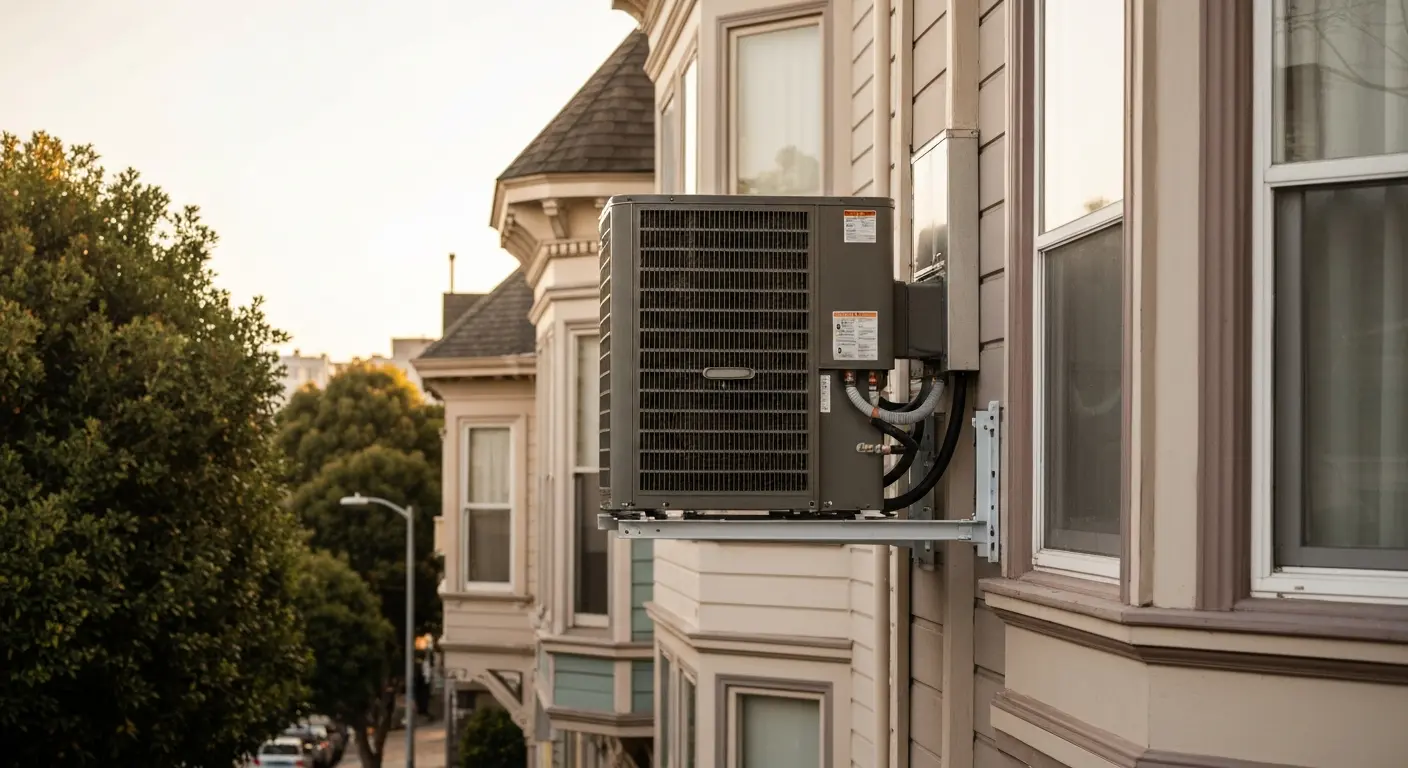 AC repair on Potrero Hill home