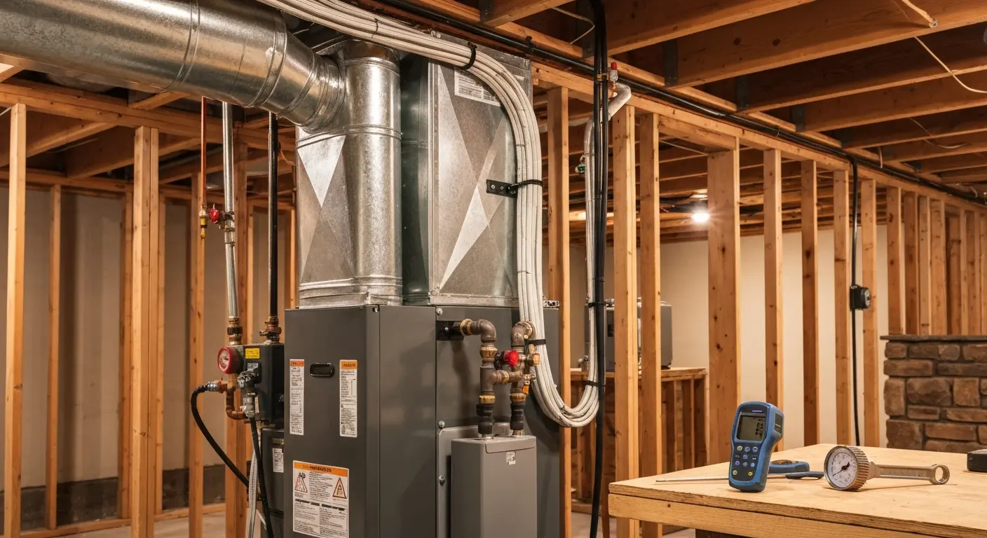 Furnace inspection and heating service