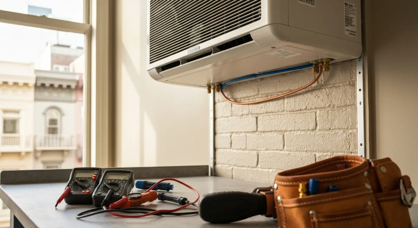 AC repair service technician