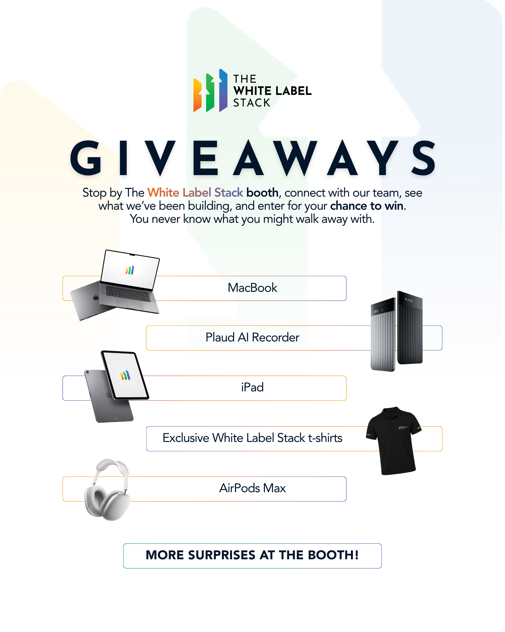 LevelUp 2026 giveaways: MacBook, iPad, AirPods Max and Plaud AI recorder