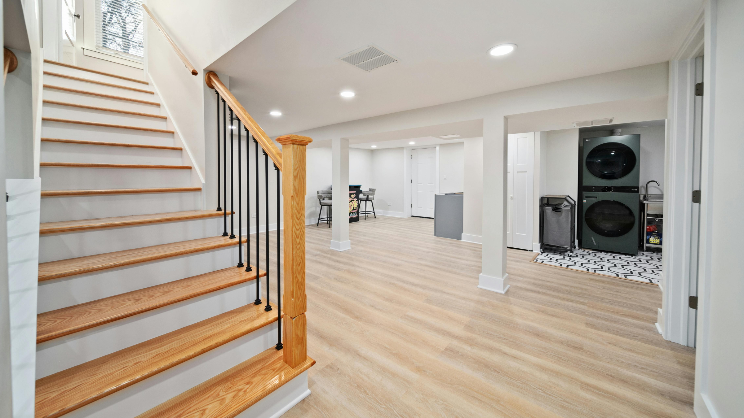 Finished basement