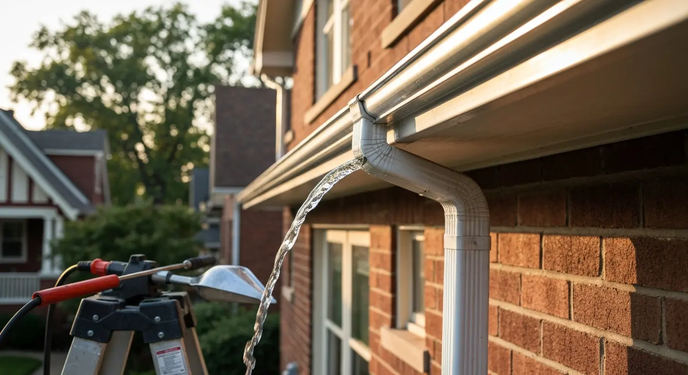 Gutter repair and cleaning