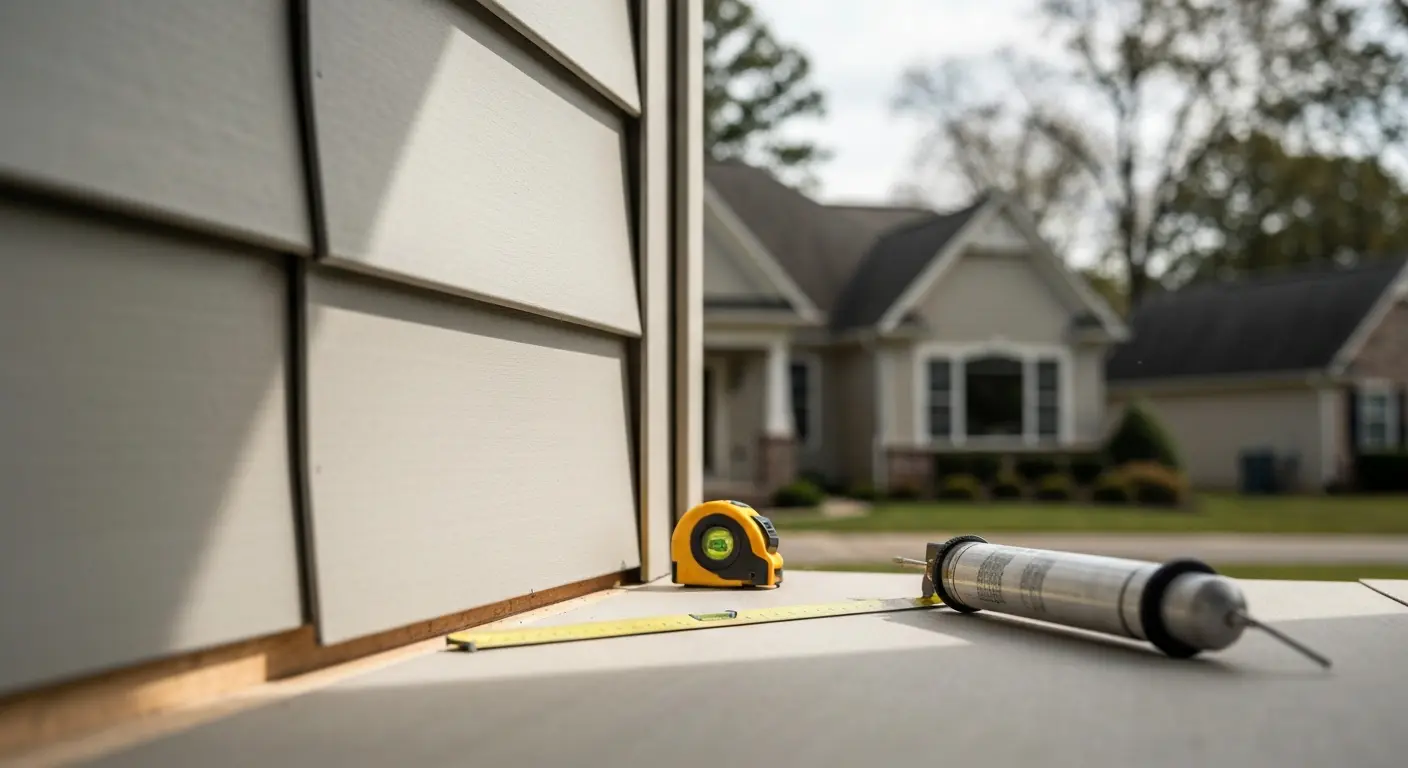 Siding replacement project