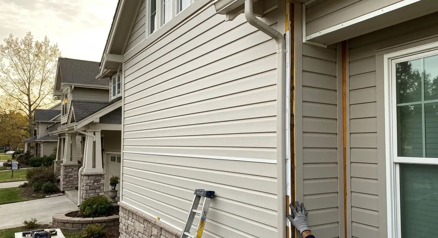 Siding replacement project