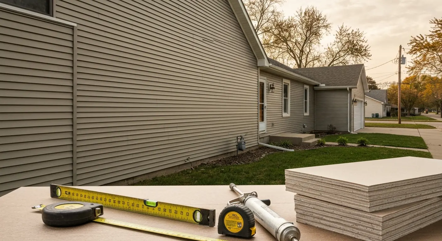 Fiber cement siding installation