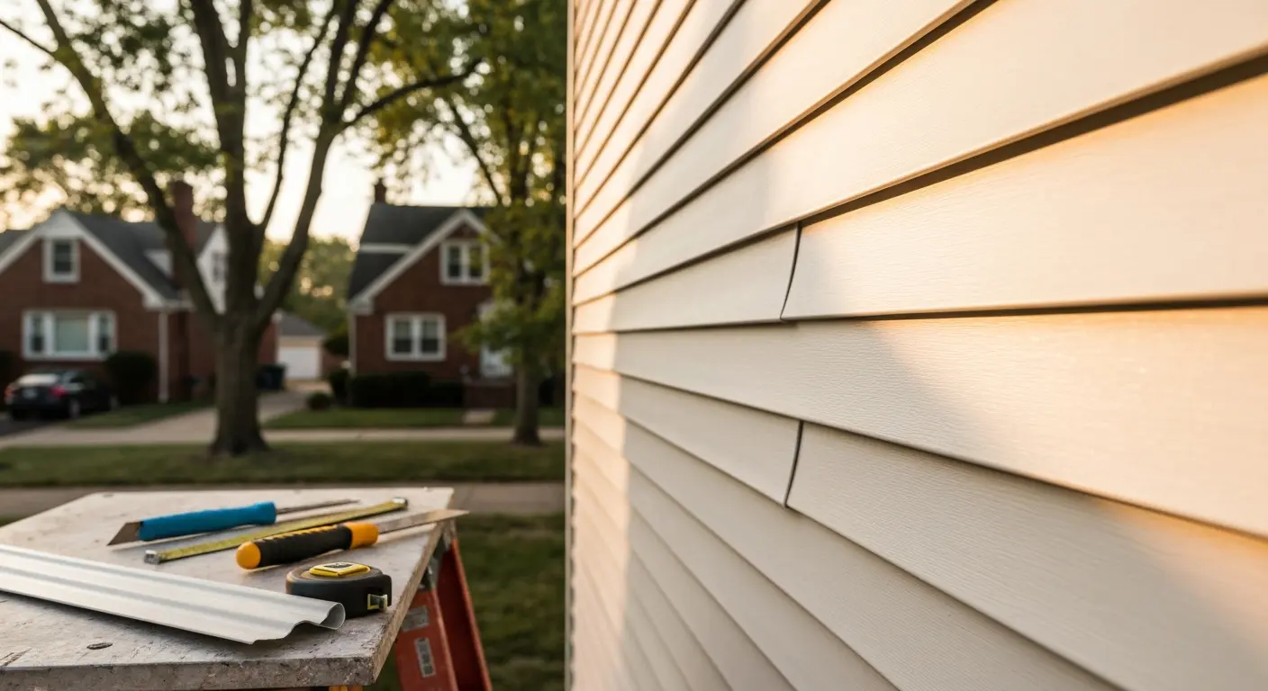 Vinyl siding repair service in Indianapolis