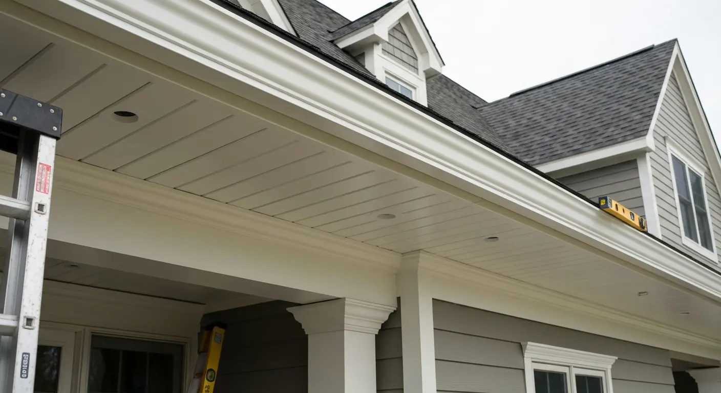 Soffit and fascia installation