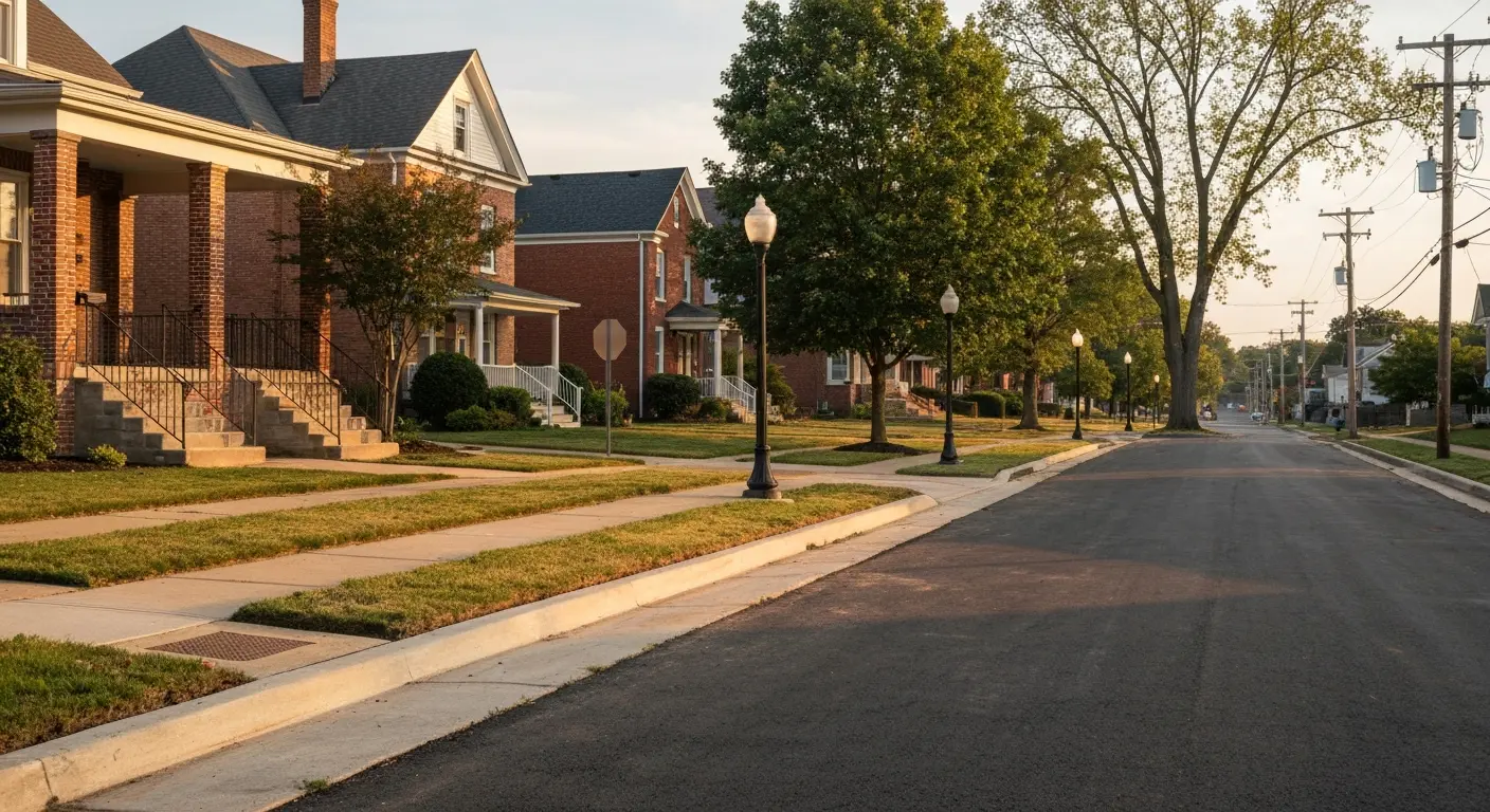 Shelbyville neighborhood streets