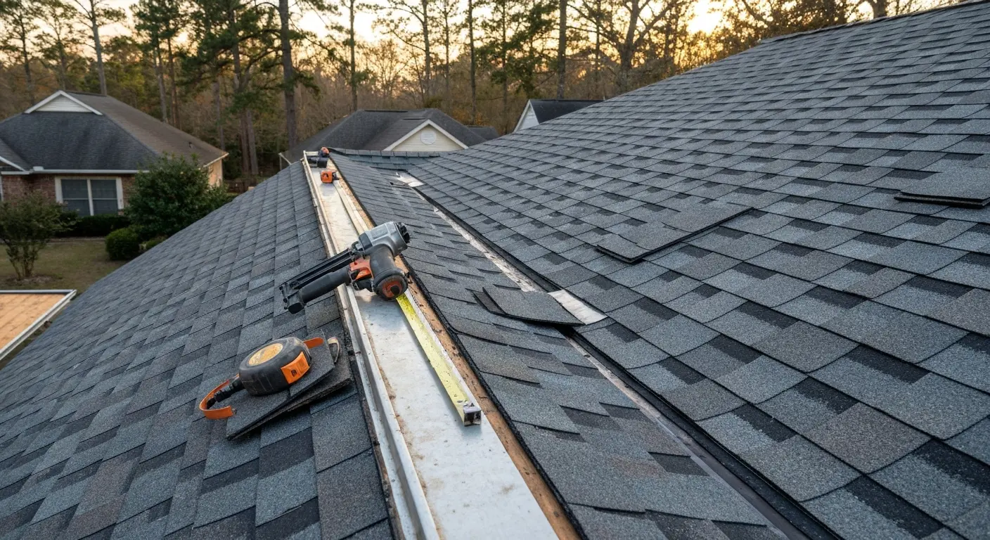 Full roof replacement in Anderson