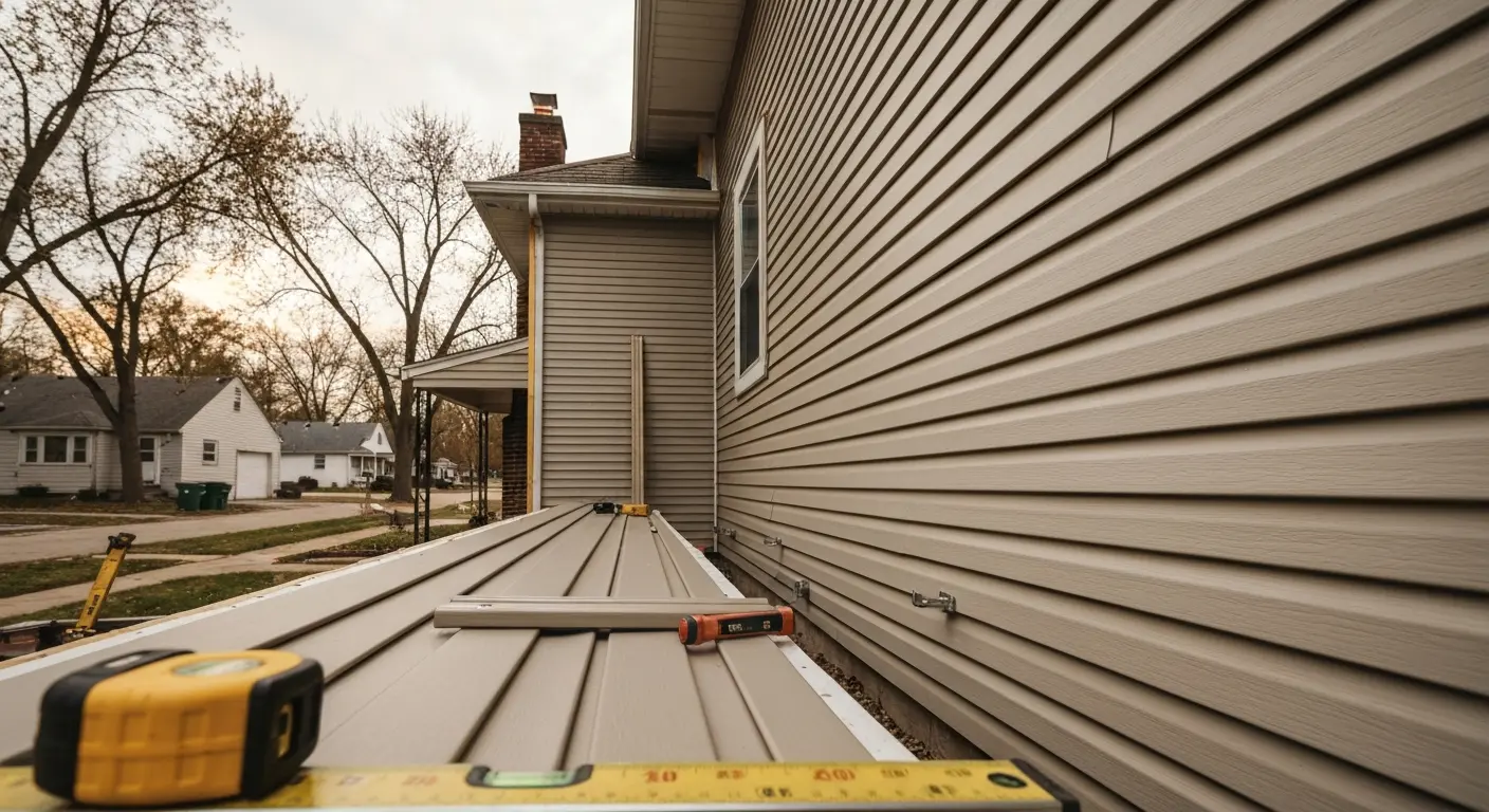 Vinyl siding project