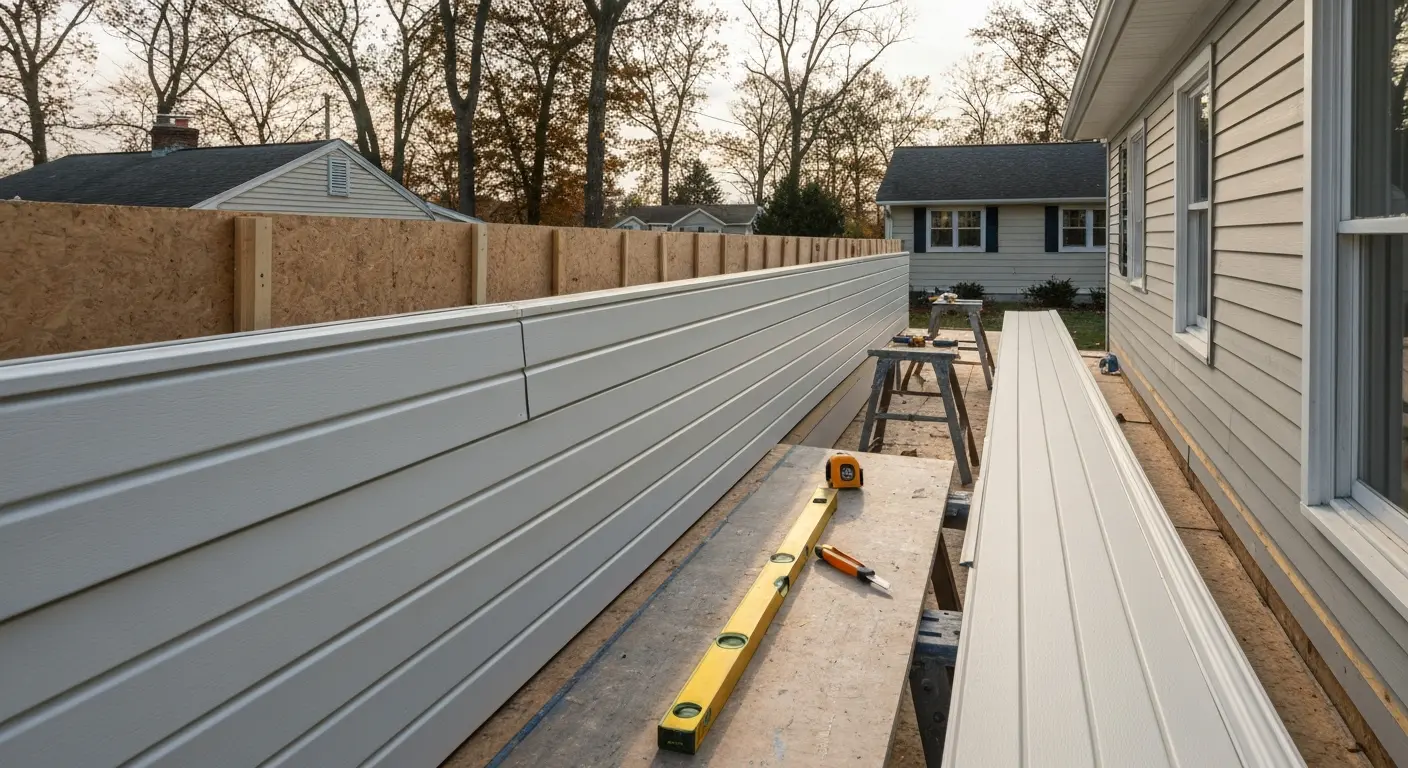 Siding installation