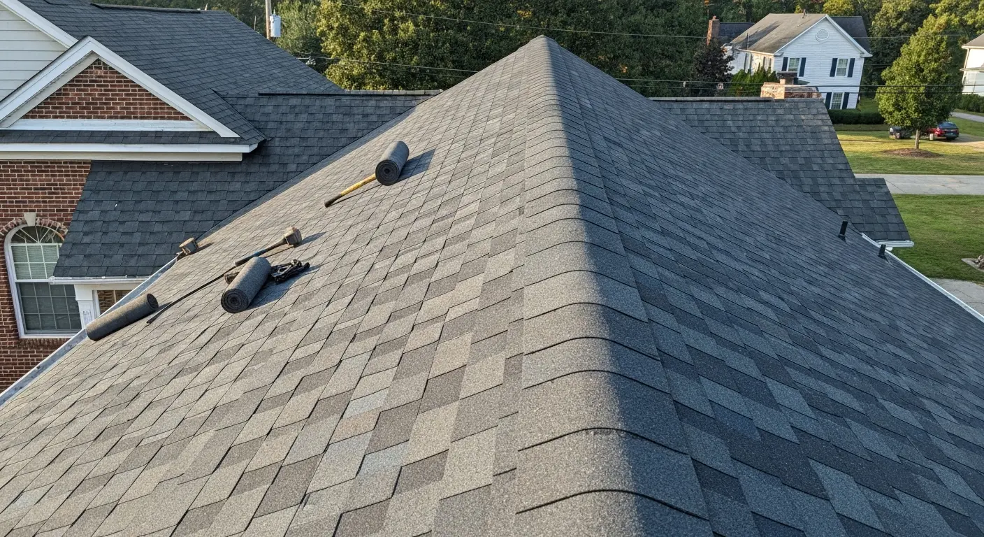 Asphalt shingle roof